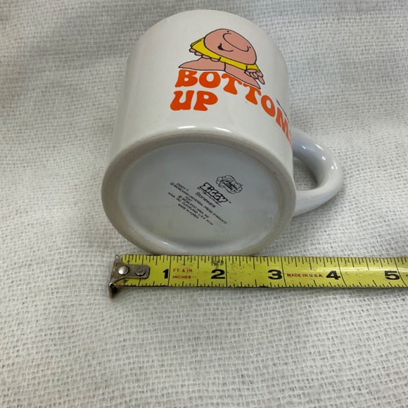 Vintage Ziggy Coffee Tea Mug "Bottoms Up" Collectible - Picture 8 of 8